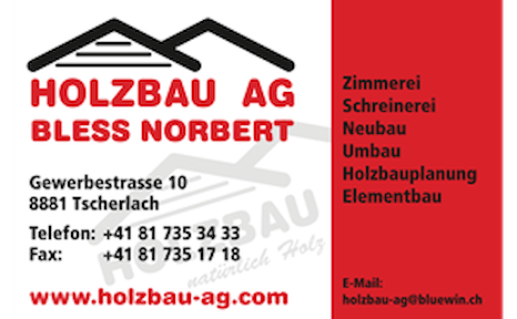 Holzbau Bless Norbert AG